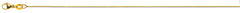 Collier Schlangenkette 8-fach diamantiert Gelbgold 750 ca. 0.8mm