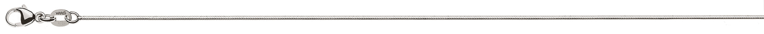 Collier Schlangenkette 8-fach diamantiert Weissgold 750 ca. 1.0mm