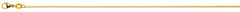 Collier Venezianer diamantiert Gelbgold 750 ca. 1.1mm