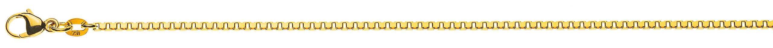 Collier Venezianer diamantiert Gelbgold 750 ca. 1.6mm