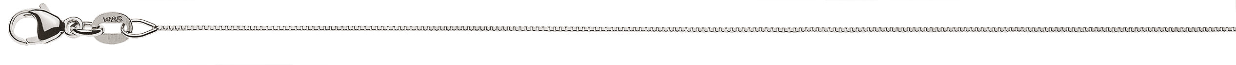 Collier Venezianer diamantiert Weissgold 750 0.6mm