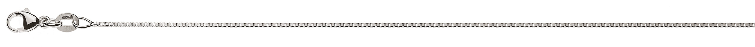 Collier Venezianer diamantiert Weissgold 750 0.8mm