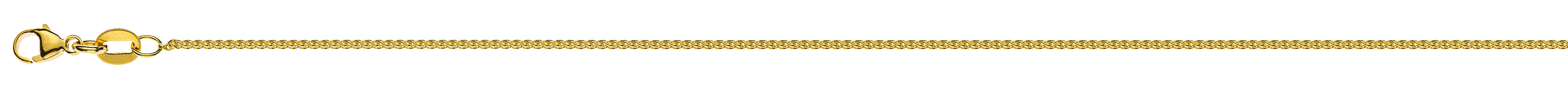 Collier Zopf Gelbgold 750 ca. 1.0mm