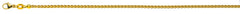 Collier Zopf Gelbgold 750 ca. 2.15mm