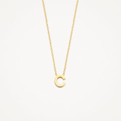 Collier Lettre Blush - Or jaune (14 carats)