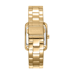 DKNY Damenuhr City Glitz Gold Edelstahl