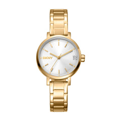 DKNY Damenuhr Soho Glitz Edelstahl 30mm