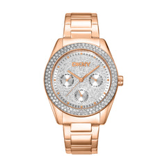 DKNY Damenuhr Chambers Multi Glitz Edelstahl