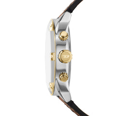 Diesel Spiked Chronograph Herrenuhr in Silber - DZ4665