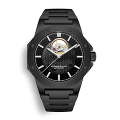 Cornavin Automatik Herrenuhr Stahl in Schwarz - OH.04.B