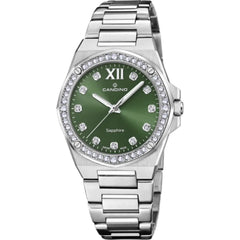 Candino Lady Elegance Damen Schweizeruhr mit Grünem Zifferblatt - C4751/5
