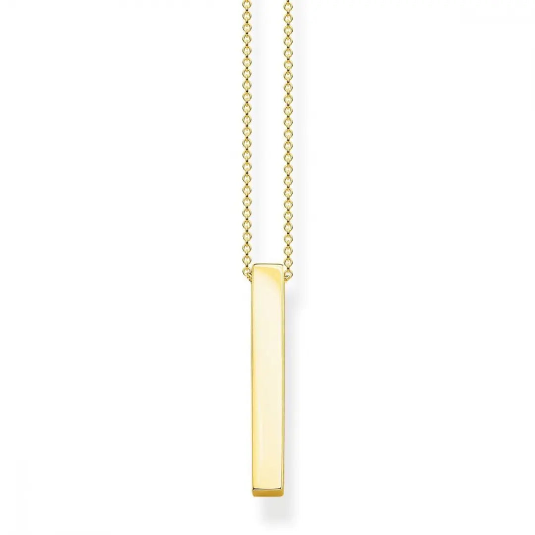 Thomas Sabo Halskette Gelbgold Cuboid - KE1907-413-39-L45V