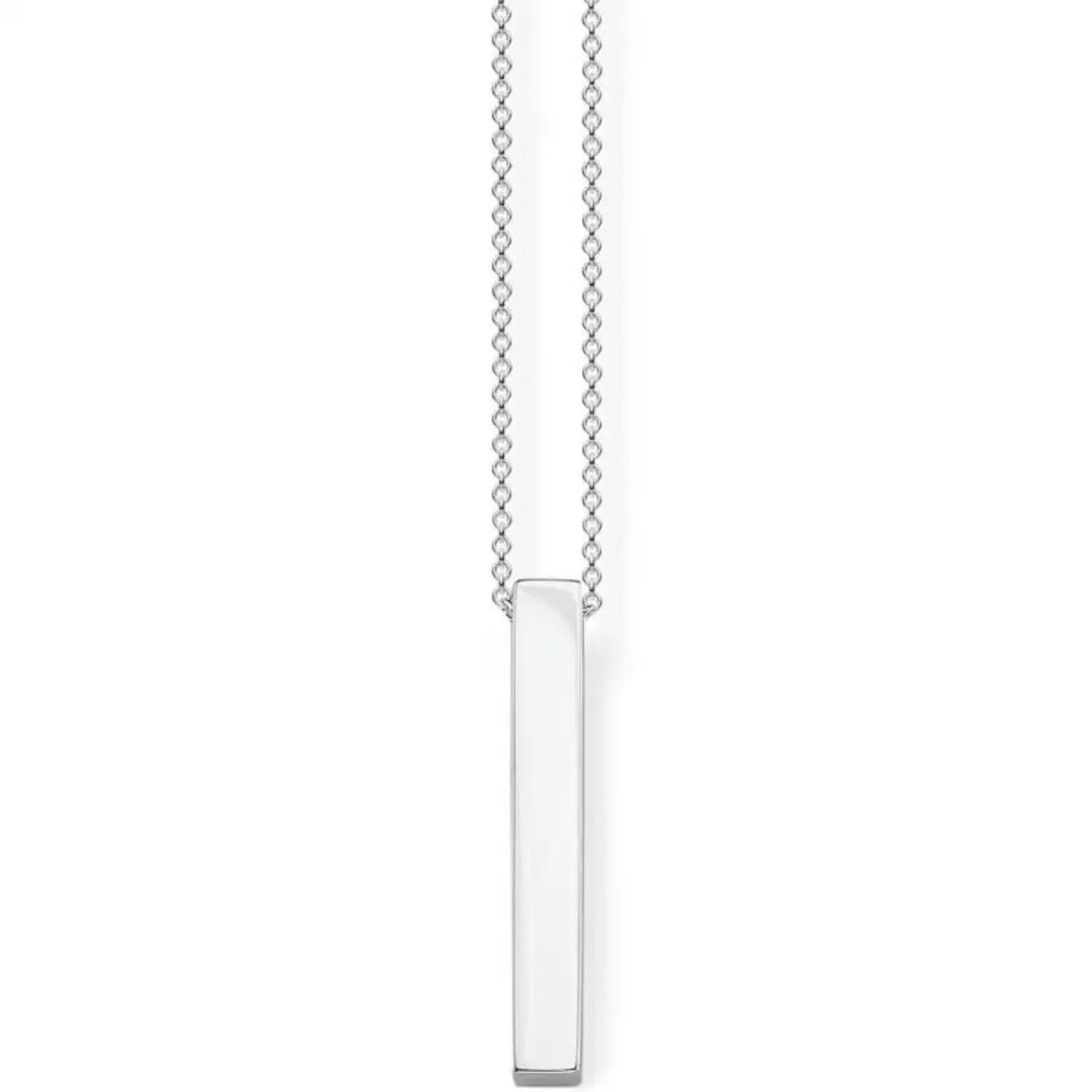 Thomas Sabo Damenhalskette Silver Cuboid - KE1907-001-21-L45V