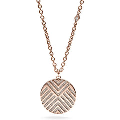 Fossil Halskette in Roségold - JF02747791