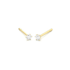 Facet Eye Clean Gold Ohrringe 14Kt