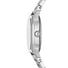 Fossil Harlow 27MM Edelstahl Quarz Damenuhr in Silber & Cream - ES5363
