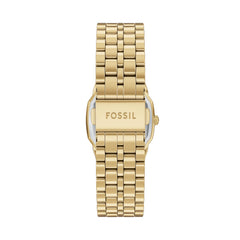 Fossil Harlow Quarz 27 mm Edelstahl Damenuhr in Gold/Schwarz - ES5433