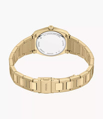 Fossil Everett Damenuhr Gold 27 mm Edelstahl Quarzuhr – ES5492