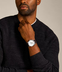 Fossil Neutra Moonphase Herrenuhr - Braun Leder - FS5905