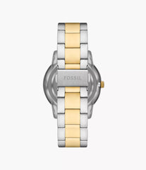 Fossil Neutra Moonphase Herrenuhr - Two-Tone Edelstahl - FS5906