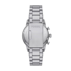 Fossil SPORT TOURER Herrenuhr Silber Grün Edelstahl 42 mm Quarz - FS6048