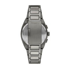 Fossil EVERETT Herrenuhr Gunmetal Grau Edelstahl 44 mm Quarz Chronograph - FS6107