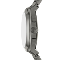 Fossil EVERETT Herrenuhr Gunmetal Grau Edelstahl 44 mm Quarz Chronograph - FS6107