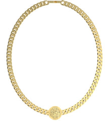 Collier en or Guess Roi Lion pour homme - JUMN03007JWYGT-U