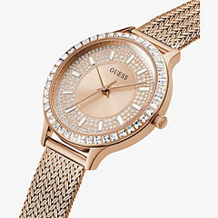 Montre femme GUESS Soiree en or rose - GW0402L3