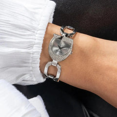 Guess Gia Silberton Damenuhr 22 MM - GW0683L1