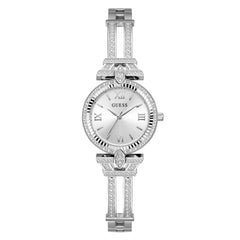 GUESS Damenuhr DELPHINE mit Kristallen