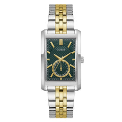 GUESS Herrenuhr HUGH Rechteckig Edelstahl