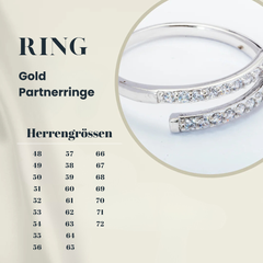 Linder Trauringe in Weissgold & Gelbgold mit Brillant - 344/345