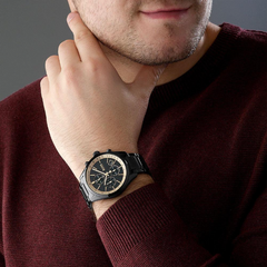 Hugo Boss Herrenuhr Chronograph Schwarz - HB1513578