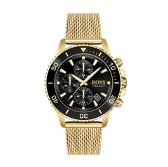 Hugo Boss Chronograph Herrenuhr in Gold - HB1513906