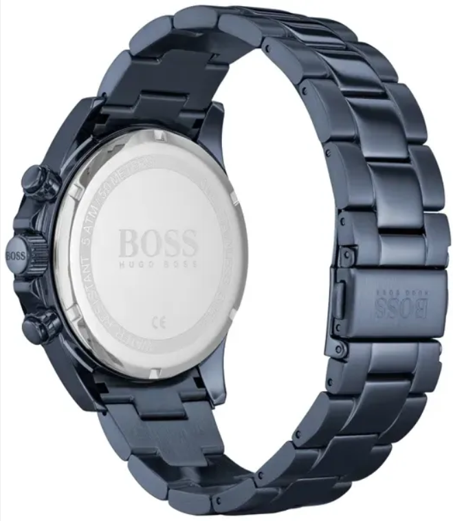 Hugo Boss Chronograph Herrenuhr in Blau - HB1513758