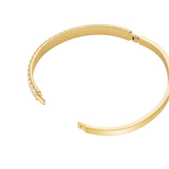 Rosefield Armreif mit Kristallen Gold