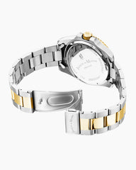 Jacques Du Manoir Pro Scuba Herrenuhr 43 mm Bicolor Blau