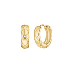 Rosefield Crystal Star Ohrringe Gold
