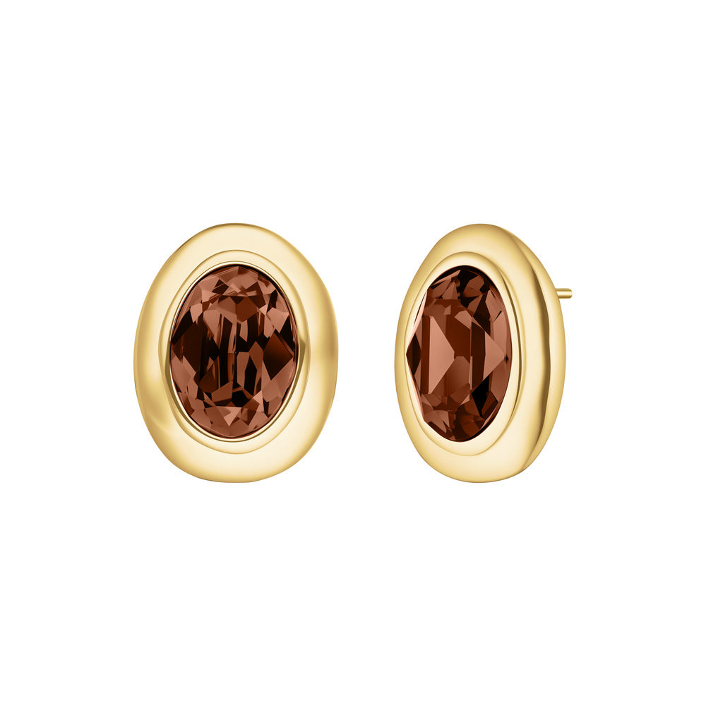 Rosefield Ohrringe Molten Brown Gold