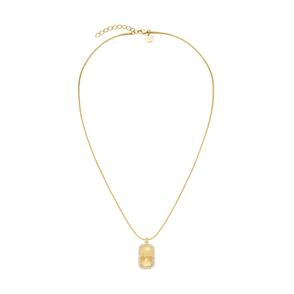 Rosefield Halskette Clover Amulet Gold