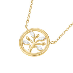 Rosefield Halskette Tree of Life Gold