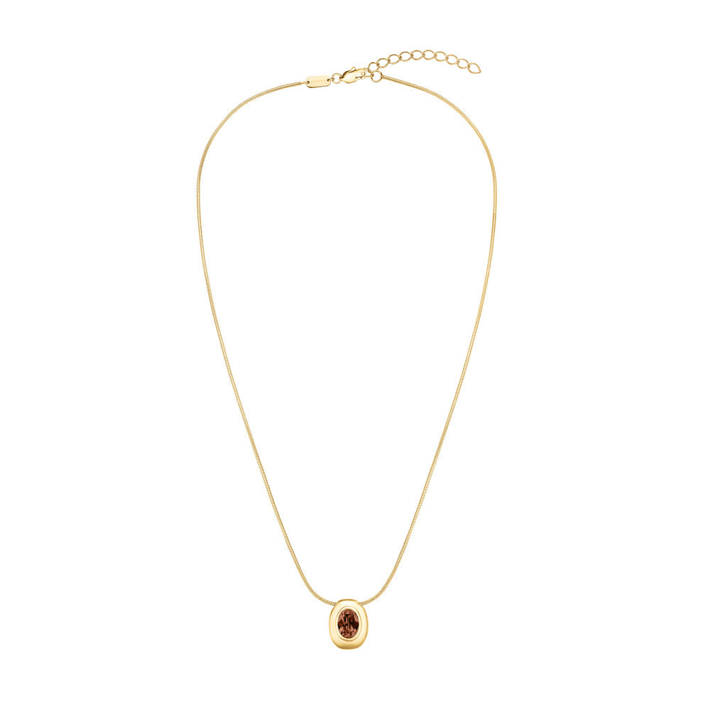 Rosefield Halskette Molten Brown Gold