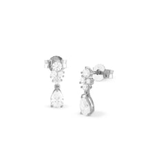 GUESS silver Damen Ohrringe JARDIN