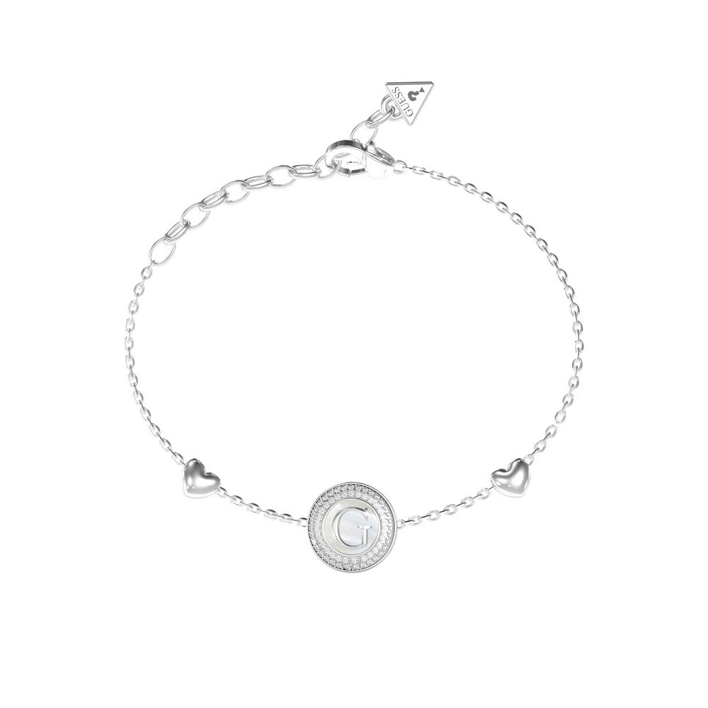 Guess G Talisman Armband Silber Damen - JUBB06208JWRHS