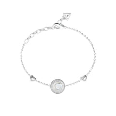 Guess G Talisman Armband Silber Damen - JUBB06208JWRHS