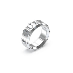 GUESS Damenring JUST GUESS Silber mit Kristallen