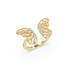 GUESS Damenring BORBOLETA Gold