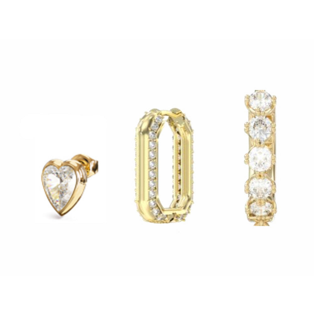 GUESS Schmuckset CRYSTAL LOVE Gold