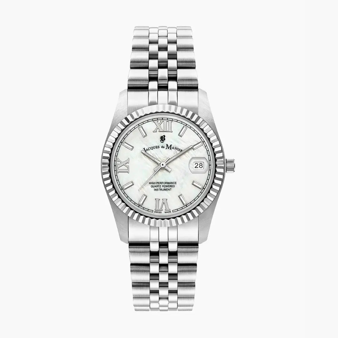Jacques Du Manoir Inspiration Roman 34 MM Quarz Damenuhr - JWL01301